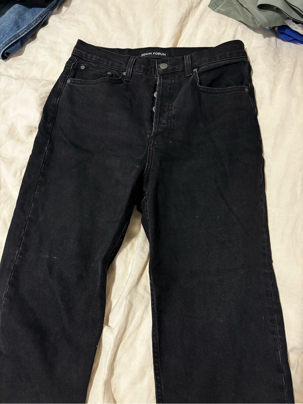 Denim Forum The Arlo High Rise Straight Jeans 28L